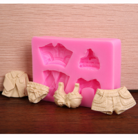 Lady Dress Bikini Silicone Fondant Mold Sugar Craft Chocolate Mould