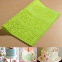 Large Silicone Lace Flower Mat Embosser Fondant Cake Mold