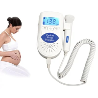 Lcd Hand Held Baby Pocket Fetal Doppler Pregnant Heart Monitor Ultrasound Fetal Heartbeat Detector