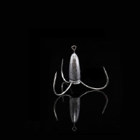 Lead Weight Fishing Hook Handmade Three Prongs Fishhook Four Models