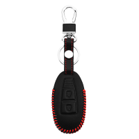Leather 2 Buttons Car Key Fob Cover Key Case for Suzuki