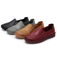 Leather Loafers Soft Casual Shoes