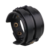 Leather Men Bracelet Punk Style Jewelry Clothing Accessories Decorate For Men