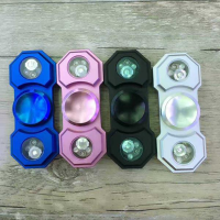 Led Light Edc Hand Spinner Finger Spinner Fidget Focus Reduce Stress Gadget 4 Colors