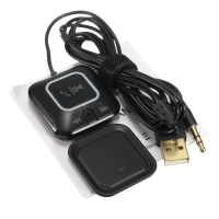 Led Nfc Bluetooth Handsfree Stereo Aux Audio Receiver Adapter For Home Car