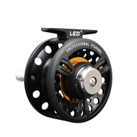 Leo Fb75 1:1 4mm / 150m Full Metal Fly Fishing Reel Left Right Interchangeable Raft Fishing Wheel
