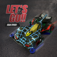 Let's&go Beak Spider Mini Diy 4wd Racing Car