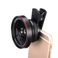 Lieqi Lq 025 2 In 1 Lens Kit 0.6X Wide Angle+15x Macro Camera Lens With Universal Clip