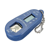 Lightweight Bc 06 Button Cell Battery Checker Tester Tool With Chain