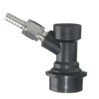 Liquid Beer Ball Lock With Stainless Steel 1/4 Inch Barb Nut Ball Lock Liquid Disconnect
