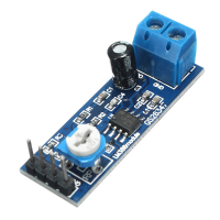 Lm386 Audio Amplifier Module 200 Times Gain Mono Channel Input 10k Adjustable Resistance