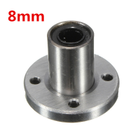 Lmf8uu 8mm Round Flange Linear Ball Bearing Linear Motion Bearing