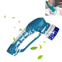 Loskii Bc 686 Cordless Scrubber Handheld Electrical Cleaner Brush Bathroom Clean Tools 4 In 1 Cleaning Kit