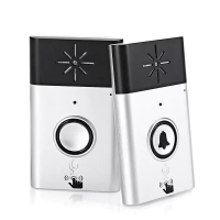 Loskii H6 Wireless Voice Intercom Doorbell 300m Distance Led Indicator Outdoor Bell Pair With Indoor Bell