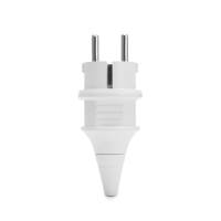 Loskii Ha 18 Eu Wire Plug Residential Round Pins Plug 16 Amp 250 Volt Two Pins Plug For Diy