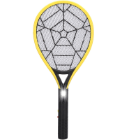 Loskii HA 32 Rechargeable Electronic Mosquito Pest Killer 3 Layer Mesh Fly Swatter with LED Light