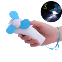 Loskii Lf 001 Summer Mini Cooling Fan Outdoor Camping Portable Hand Held Cool Fan With Led Light