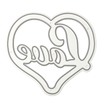 Love Letter Heart Pattern Scrapbooking Diy Album Card Paper Craft Maker Metal Cutting Die