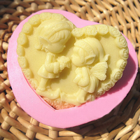 Lovely Angel Silicone Handmade Soap Mold Fondant Cake Mould