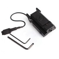 Low Profile Red Laser Sight Beam Dot Sight Tactical Picatinny 20mm Rail Mount With Remote Switch