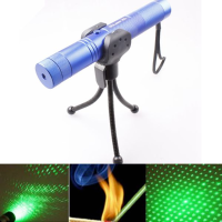 Lt 0669 Adjustable Focus 532nm 5mw Green Laser Pointer+light Star Cap