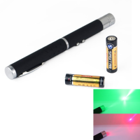 Lt Hj 532nm 650nm Green And Red Laser Pointer 1mw/5mw 2*aa