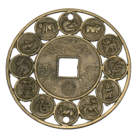 Lucky Chinese Zodiac Feng Shui Auspicious Coins For Luck Prosperity Protection