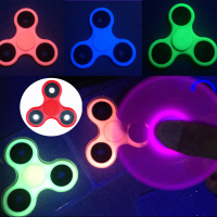 Luminous Edc Hand Spinner Gadget Finger Spinner Focus Reduce Stress Gadget  6 Colors