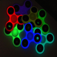 Luminous Rotating Fidget Hand Spinner Adhd Austim Fingertips Fingers Gyro Reduce Stress