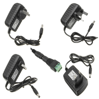 Lustreon Ac100 240v To Dc12v 2a 24w Power Supply Adapter For Strip Light + Female Connector