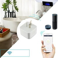 Lustreon Ac110 220v 10a Smart Wifi Au Plug Socket Works With Amazon Alexa Voice Control