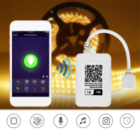 Lustreon Dc12 24v 40w 5 Pin Wifi Smart Controller Works With Amazon Alexa Echo For Rgbw Rgbw Led Strip