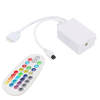 Lustreon Dc12v 6a 5 Pin Wifi Rgbw/rgbww Led Controller Works With Alexa Echo + 28keys Remote Control