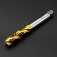 M10x1.5 Hss Titanium Coated Screw Thread Metric Spiral Fluted Machine Screw Tap