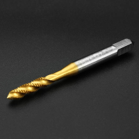 M4x0.7 Hss Titanium Coated Screw Thread Metric Spiral Fluted Machine Screw Tap