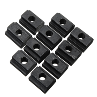 Machifit 10pcs M6 T Slot Nuts Set Black Oxide Finish T slots Nut For T Track