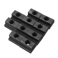 Machifit 10pcs M8 T Slot Nuts Set Black Oxide Finish T slots Nut For T Track