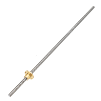 Machifit T10 Trapezoidal Lead Screw 500mm With Brass Nut