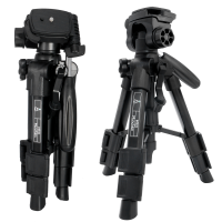 Mactrem Munchkin Mt21 21 Inches Table Top Desktop Mini Tripod With Panoramic Quick Release Plate For