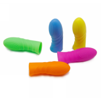 Male/female Soft Finger Sleeve Flirting Sex Toys G Spot Particles Stimulation Masturbator