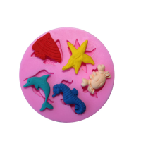 Marine Animals Silicone Fondant Mold Cake Decorating Chocolate Mould