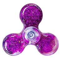Mateminco Crystal Quicksand Edc Hand Spinner Beautiful Bling Triangle Finger Gyro