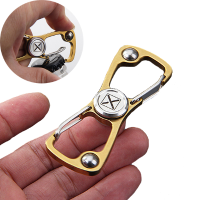 Mateminco Edc Multifunctional Hand Spinner Climbing Buckle Key Ring 3cr13 Stainless Steel Fingertips Spiral Fingers Gyro