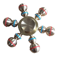 Mateminco Hexagonal Gourd Metal Hand Spinner Outdoor Games Toy