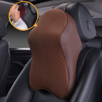 Memory Foam Autos Seat Pillow Neck Back Car Home Office Support Headrest Cushion