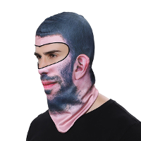 Men 3D Printing Warm Balaclava Bicycle Bike Hats