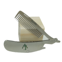 Men Beard Comb Women Hair Mustache Maintain Trimming Grooming Folding Pocket