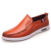 Men Casual Comfy Genuine Leather Flats Oxfords