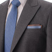 Men Cotton Business Pocket Square