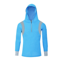 Men's Quick Dry Bamboo Fiber Long Sleeve Breathable Fishing Shirts Uv Sunscreen Cloth With Hood